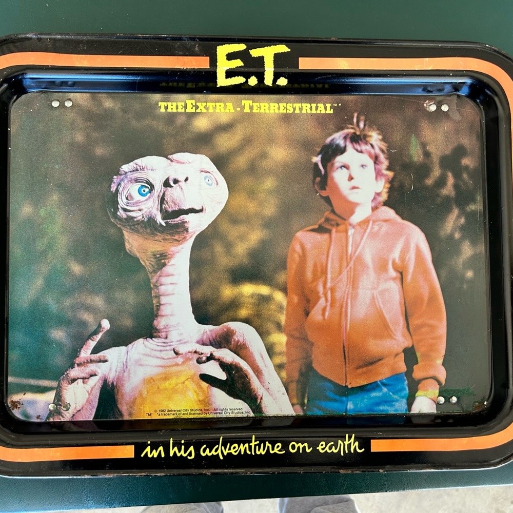 ET The Extra Terrestrial TV tray